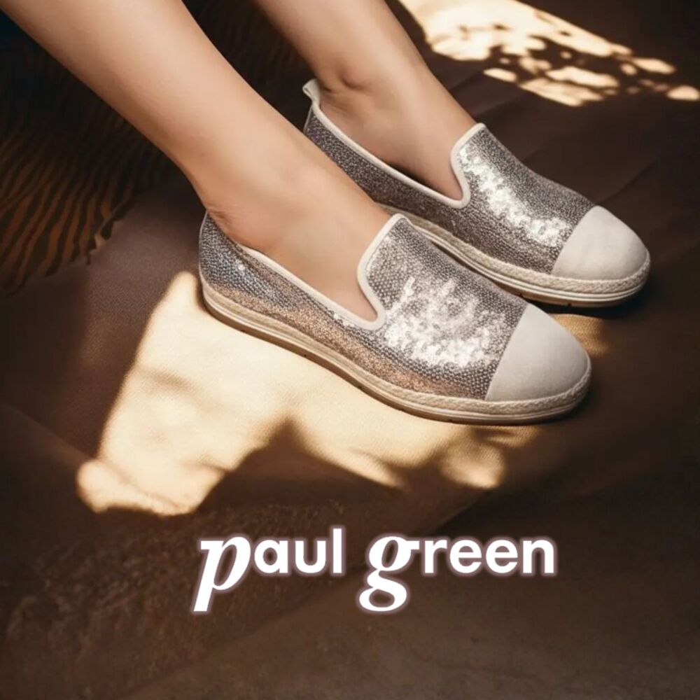 Paul Green Resortwear Coastal Grandma Joaquin Sequin Espadrilles